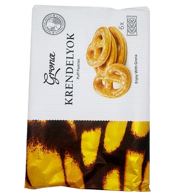 临期 乌克兰进口心形焦糖味饼干千层酥饼210g网红休闲零食下午茶