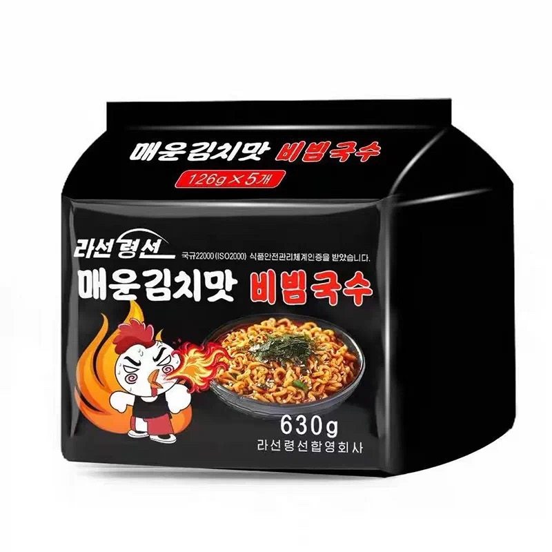 朝鲜进口罗先瓴先香菇牛肉味拉面575g辣菜菜拌面630g方便速食夜宵