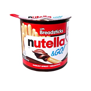 Nutella德国进口费列罗能多益榛子可可蘸酱配饼干棒52g盒装零食