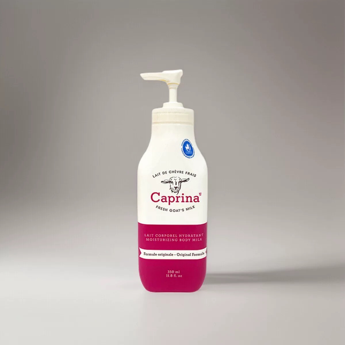 特价Caprina山羊奶身体乳液加拿大堪纳斯滋润保湿清爽不黏腻350ml