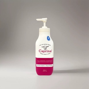 特价Caprina山羊奶身体乳液加拿大堪纳斯滋润保湿清爽不黏腻350ml