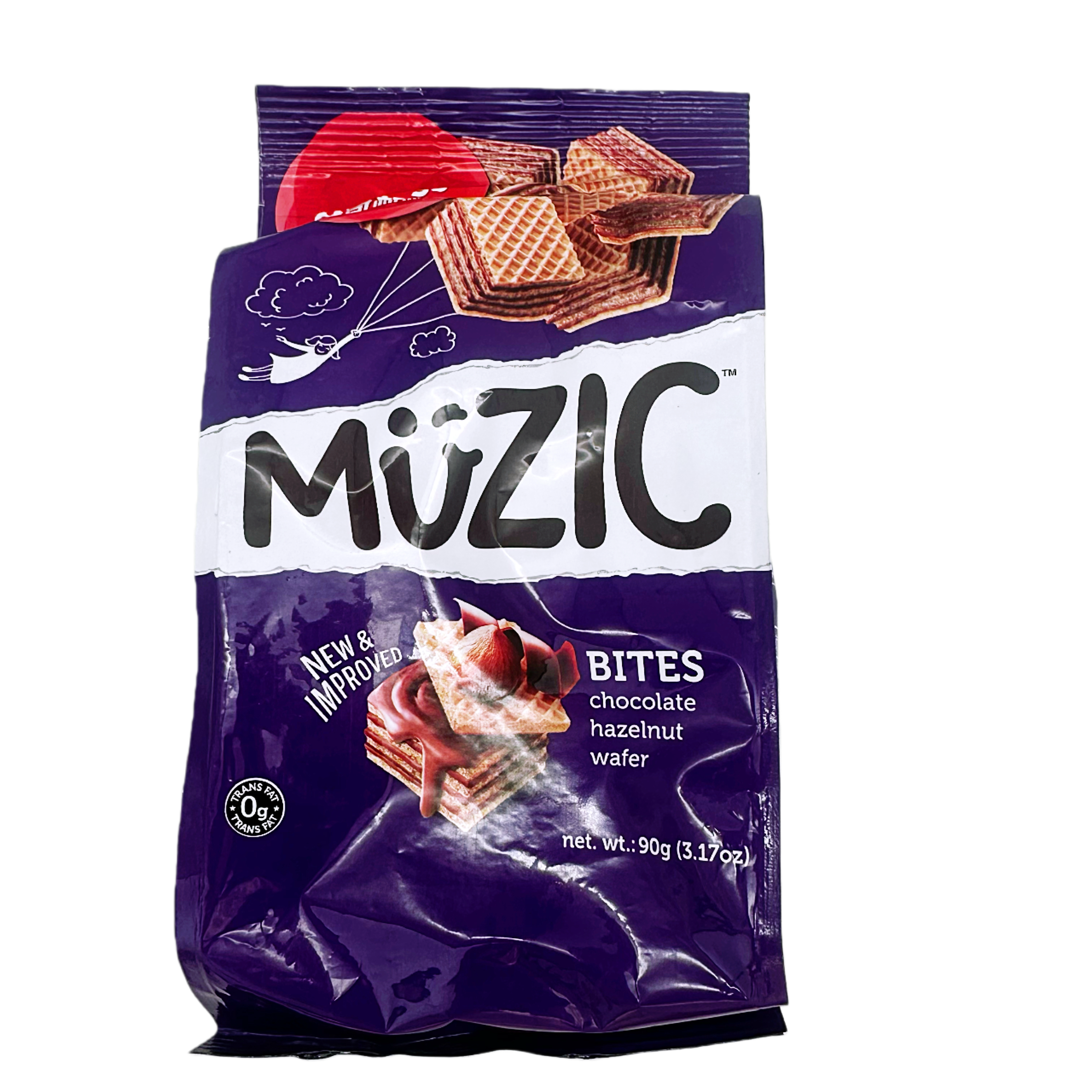 特价进口马奇新新饼干巧克力味榛子香草味夹心威化饼90g休闲威化