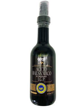 意大利原瓶进口coop库溥摩德纳香醋250ml发酵食醋牛排烤肉沙拉酱