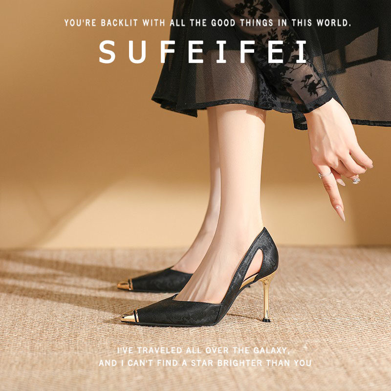 苏妃妃国风不累脚2026年春季新款配裙子旗袍高跟鞋女细跟性感单鞋