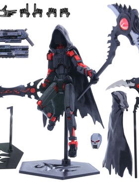 新款3D打印第四代Dummy幸运13人偶多关节可动手办拼装玩具解压