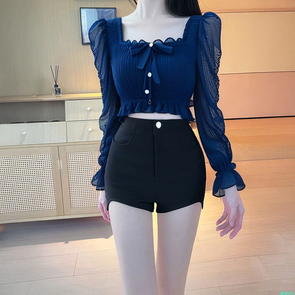 黑色高腰短裤女2026春季新款纯欲百搭紧身包臀裤女团热裤休闲裤