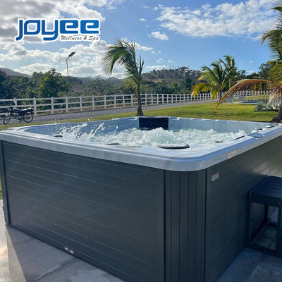 JOYEE户外大池Balboa系统智能加热恒温气泡按摩音乐喷泉spa泡池