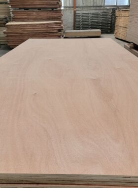 二次成型9厘12厘双面桃花芯胶合板托盘钢边箱包装板包装家具板