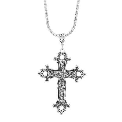 欧美十字架项链 European American exaggerated cross necklace