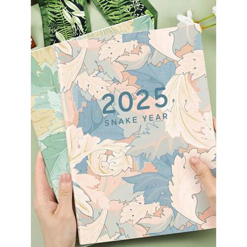 2025日历计画笔记本365天效率记事本W