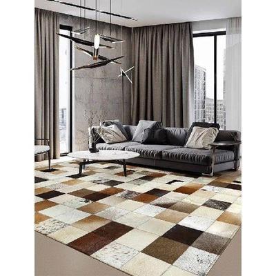 Modern Light Luxury Genuine Cowhide Carpet Living Room