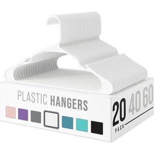 Coat Hanger with Shoulder Grooves plastic Clothes hangers