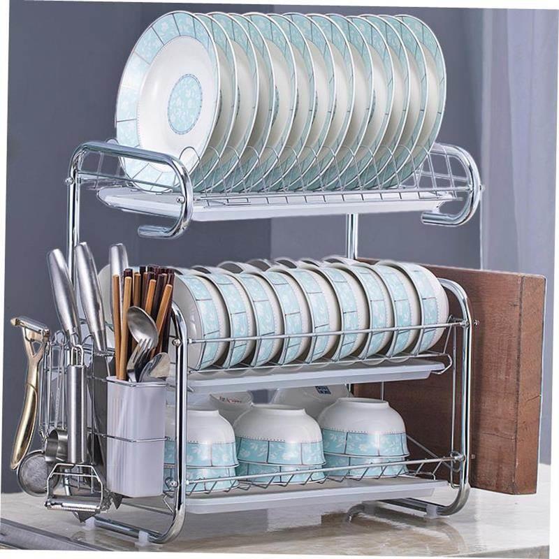 dish drying rack storage kitchen cup holder organizer洗碗架