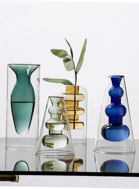 Nordic Home Decor Glass Vase Living Room Decoration Flower V