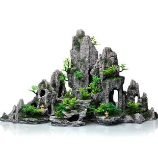 style aquarium decorations Plant tank multi fish rockery