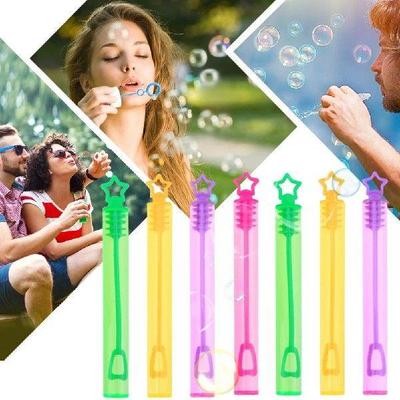 24Pcs Kid Toy DIY Bubble Soap Bottles Empty Wand Tube for