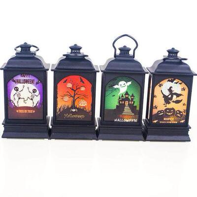Halloween decorations wind lamp pendant Halloween painted ba