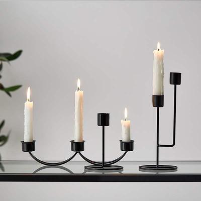 nordic candlelight dinner prop candlestick candle holder
