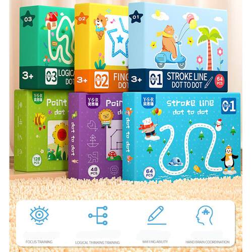 Children Montessori Toys Educational Math toys Drawing Table