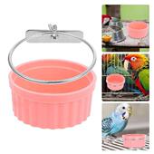 Cat Pink Food Parrot Chinchilla Bowl Bowls Tray Dog Feeding