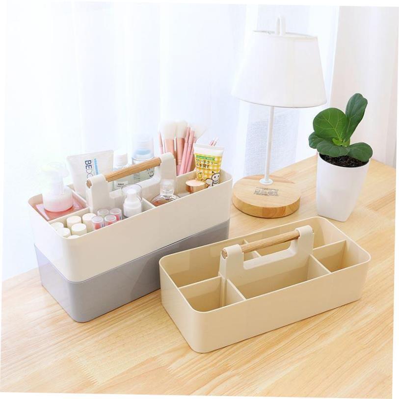 cosmetics storage box plastic lipstick jewelry desktop new