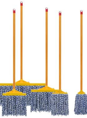 Thickened cotton thread head mop old style wringing 平板拖把