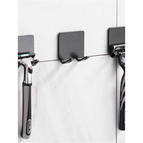 No-Punch Razor Holder Adhesive Razor Storage Hook