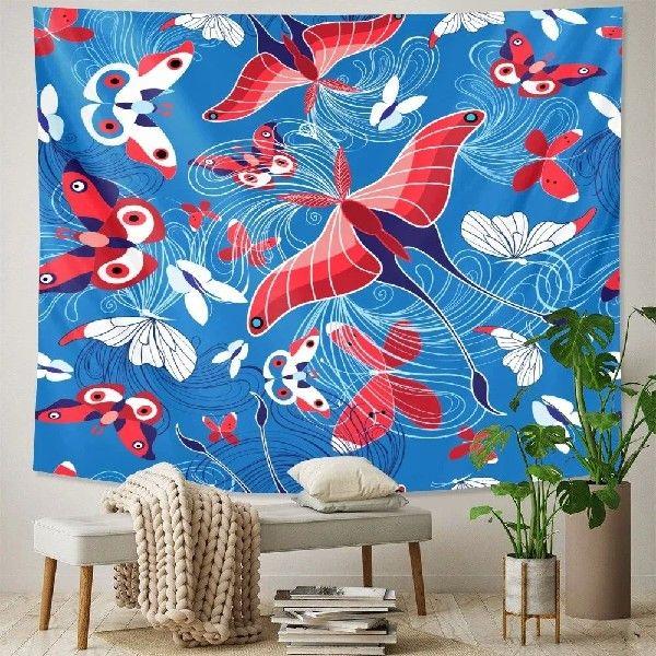 Psychedelic scene home art decoration animal tapestry