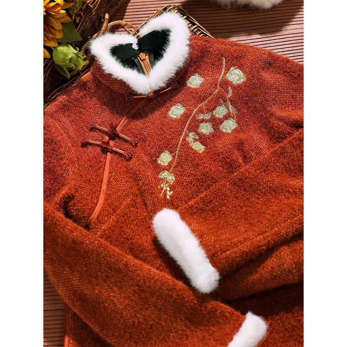 新中式秋冬改良旗袍2025