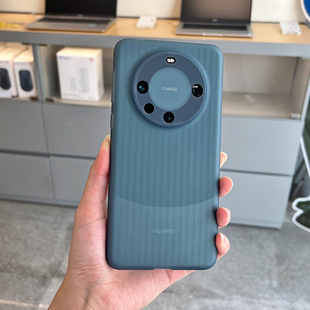 软壳磨砂轻薄简约经典 适用于华为Mate60Pro手机壳行李箱波纹款 防摔全包镜头圆弧边透色保护壳