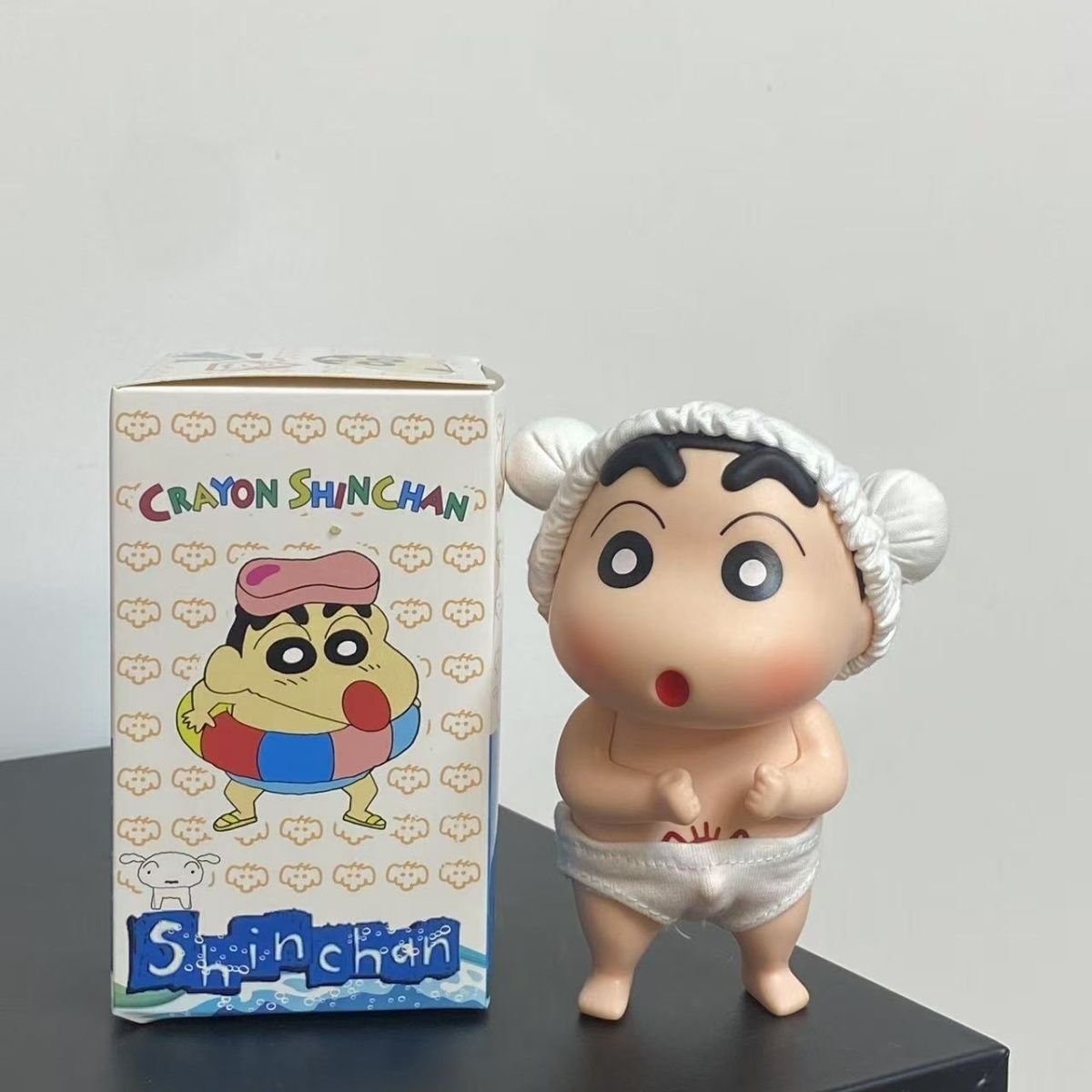 羞羞洗澡小新浴室摆件蜡笔小新玩具公仔玩具手办潮玩装饰