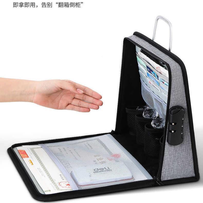 章锁收纳业营正袋执收印纳包盒A3副本带密印章公印无品牌/章照包