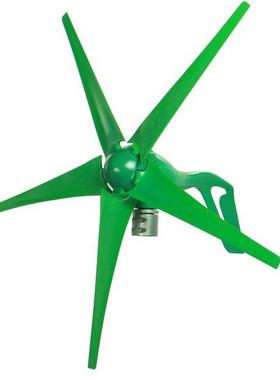 12V/24V5叶片峰值绿色水平功率风力发电机，带控制器