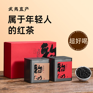 金骏眉红茶正山小种茶叶特级浓香型自己喝养胃金俊眉小罐装新茶