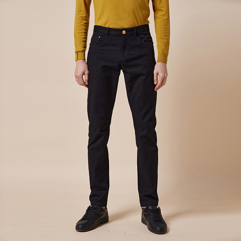 威雅长裤男裤RARE黑色条纹