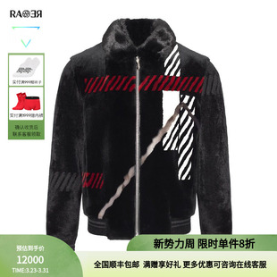 秋冬季 男士 保暖毛皮服 黑色水貂毛皮外套 RARE威雅男装