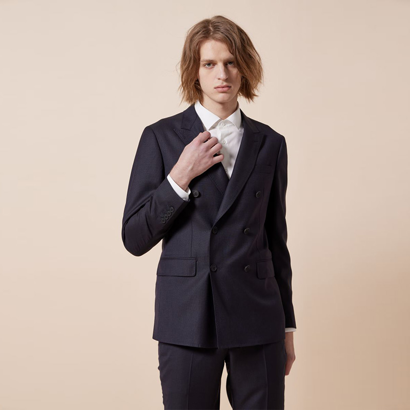 威雅西服RARE蓝色正装