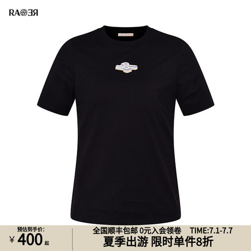 RARE威雅意大利女装圆领短袖T恤