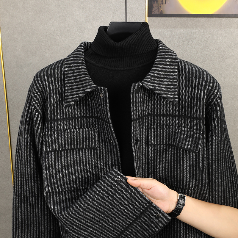 品质外套绅派狐翻领秋冬