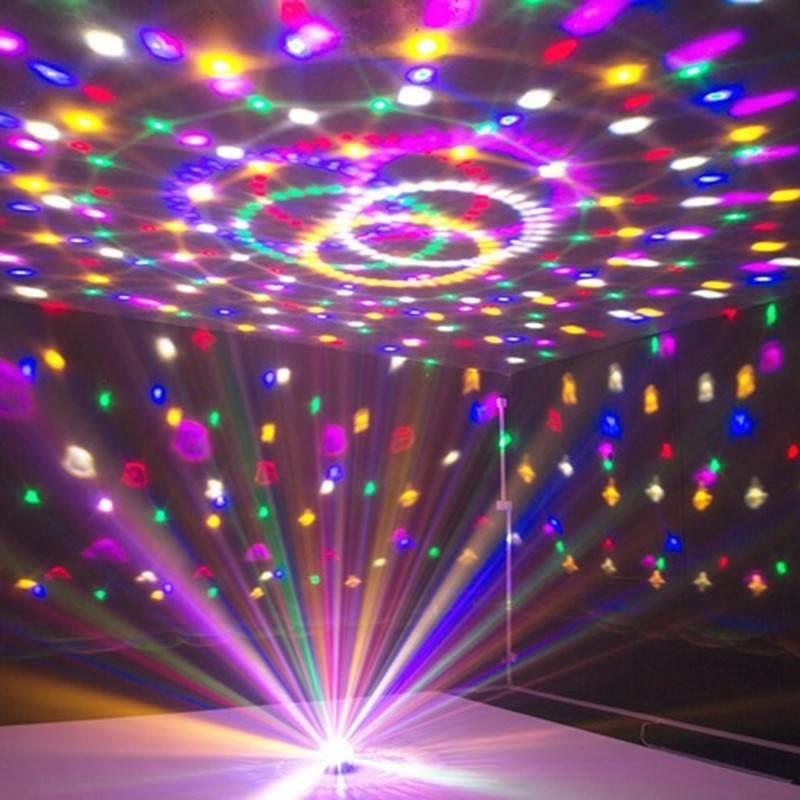Disco Ball Party Lights DJ Disco Light LED Projector Strobe