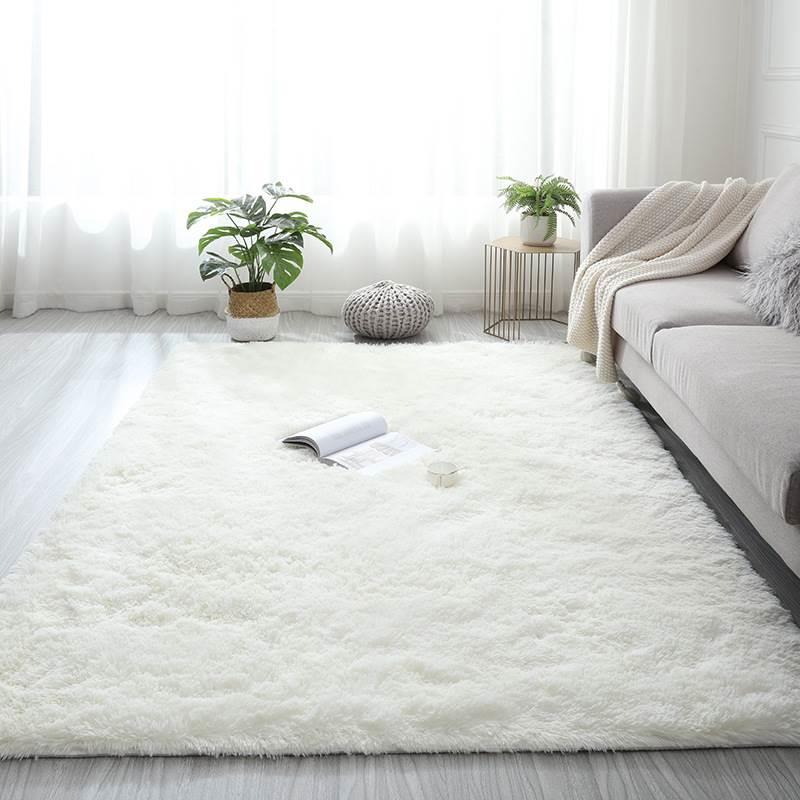 Plush Carpet Living Room Bedroom Fluffy Rug Floor Mat 地毯子