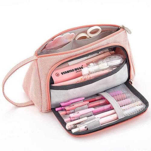 Large Capacity Pencil Case School Students Stationery Pen St