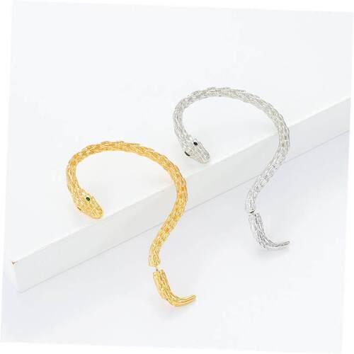 蛇形耳钉 ear hang snake shaped earrings punk earring朋克耳环