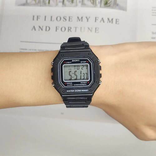 Fashion Men Digital Wristwatches Sport Army Green Mens Watch