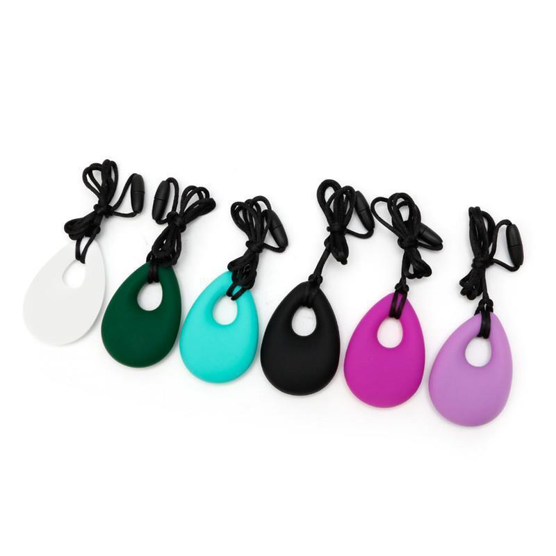 Sensory Chew Necklace,Pack Silicone Chew Pendant Training an