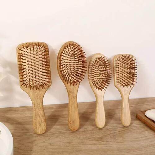 Premium Wooden Bamboo Hair Brush Improve Hair Growth Wood