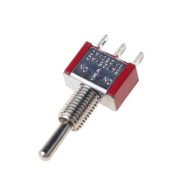 SPDT ON-Off-ON 3 Pin Toggle AC250V 2A 120V 5A SPST Easy to