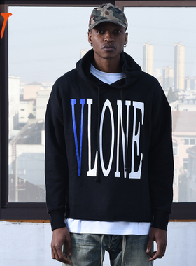 VLONE Staple Hoodie 经典印花背后套头大Logo连帽卫衣 男女同款