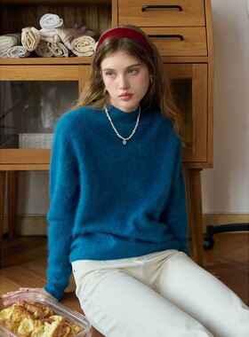 【恩佳专享】拉毛圆领26-253-1015