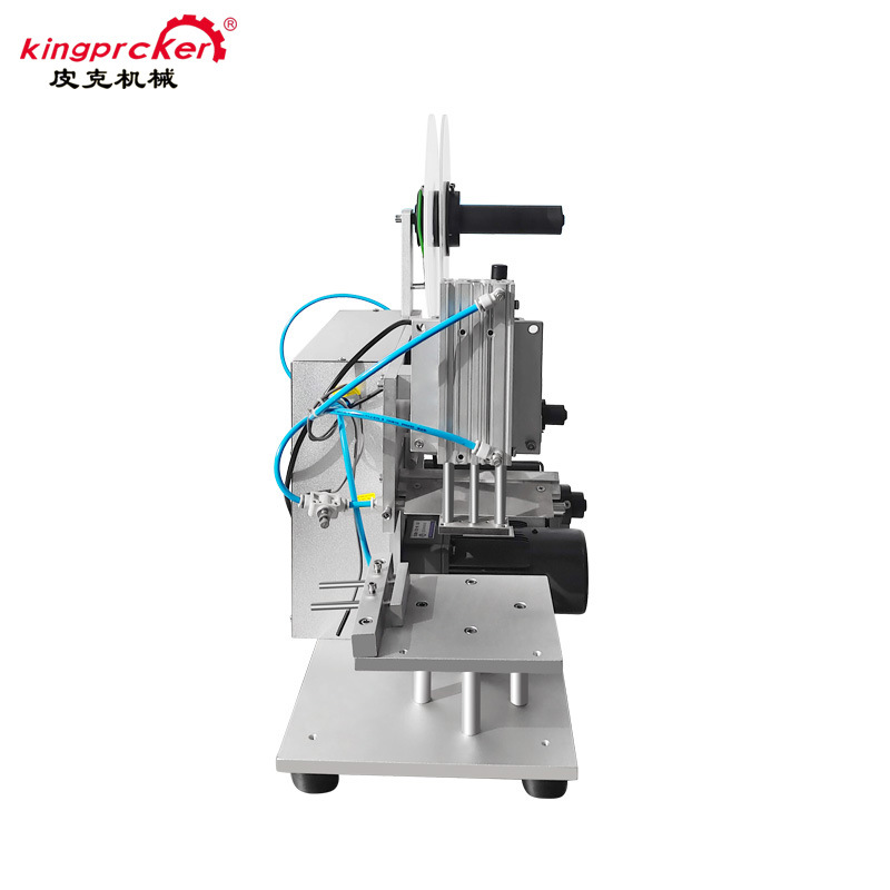 半自动平面贴标机玻璃扁瓶塑料扁瓶金属扁瓶贴标labeling machine